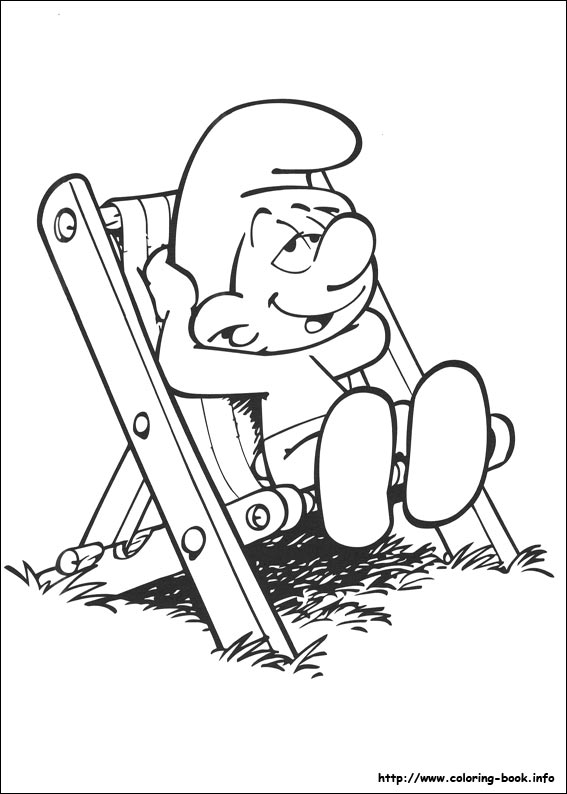 The Smurfs coloring picture